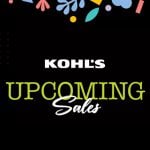kohl's upcoming sales