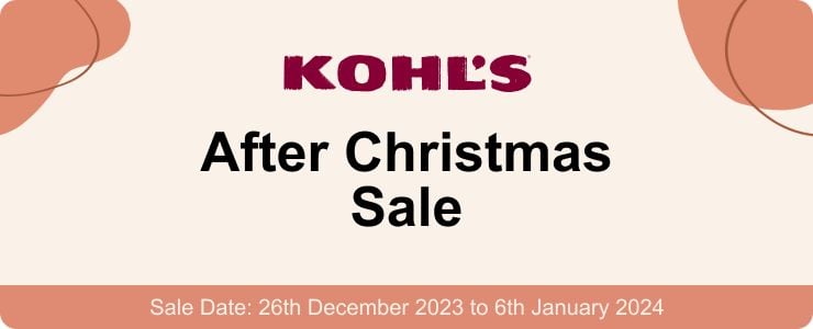 Kohls After Christmas Sale