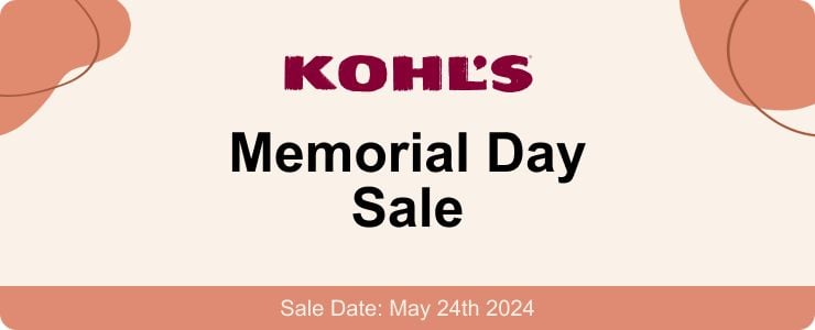 Kohls Memorial Day Sale
