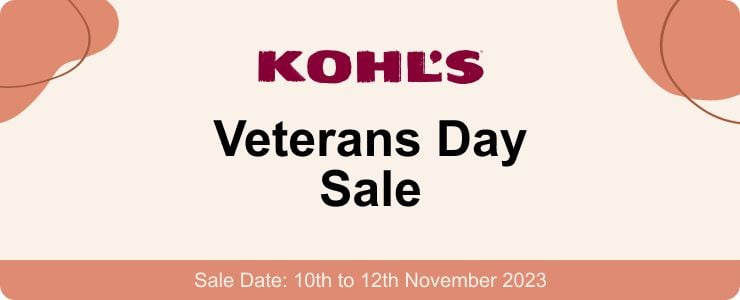 Kohls Veterans Day Sale